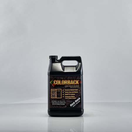 COLORBACK 1 Gal. Black Mulch Color Covering up to 12,800 sq. ft. 192201
